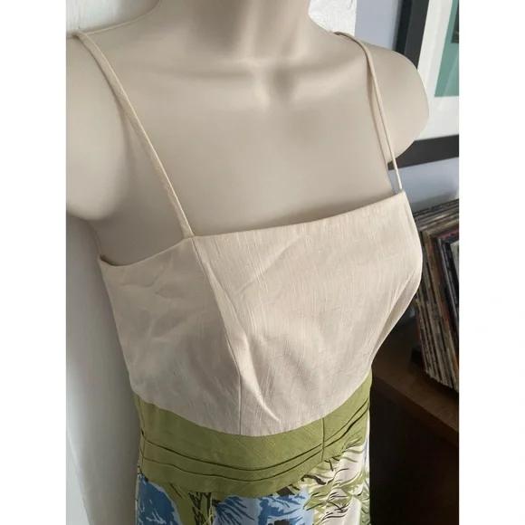 Ann Taylor Silk Floral Midi Dress NWOT Size 2 Petite - Picture 2 of 16